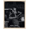 Marlboro Red Label Vintage Ad Poster