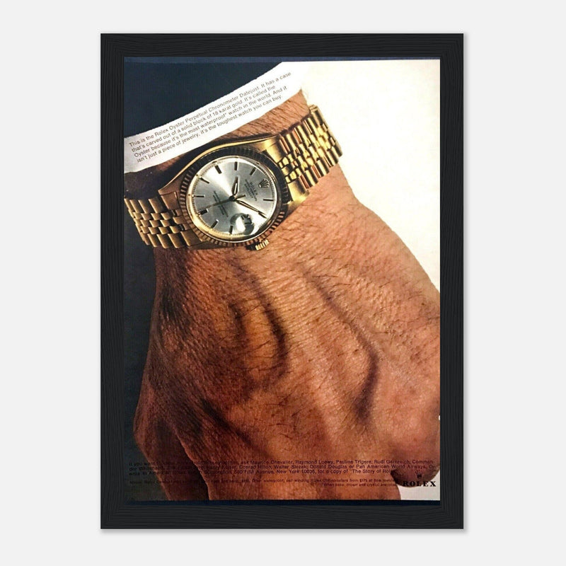 Rolex Oyster Perpetual Datejust Vintage Poster Ad