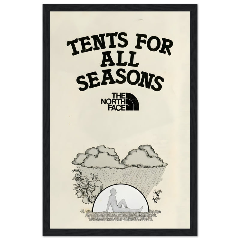 The North Face All Season Vintage Poster