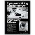 Rolex Ski Vintage Poster Ad