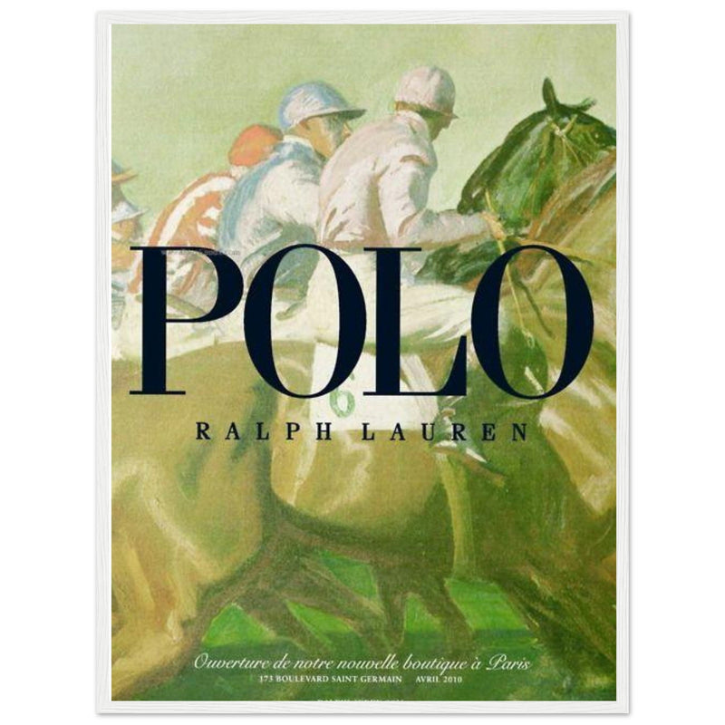 Polo Ralph Lauren Paris Vintage Poster Ad