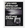 Rolex Jet Pilot Vintage Poster Ad