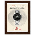 Omega Race to the Moon Vintage Poster Ad