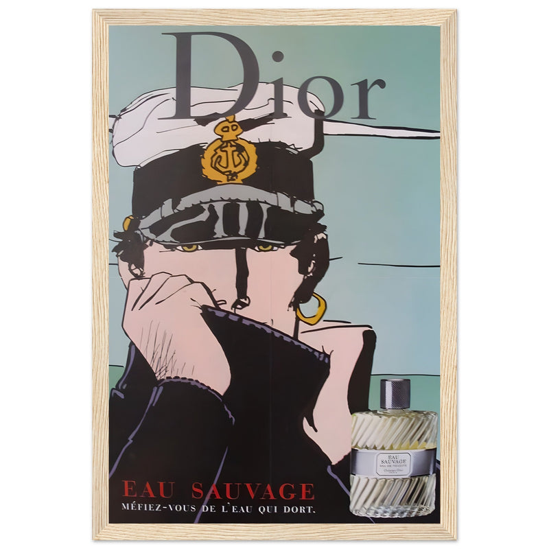 Dior Eau Sauvage Captain Vintage Poster