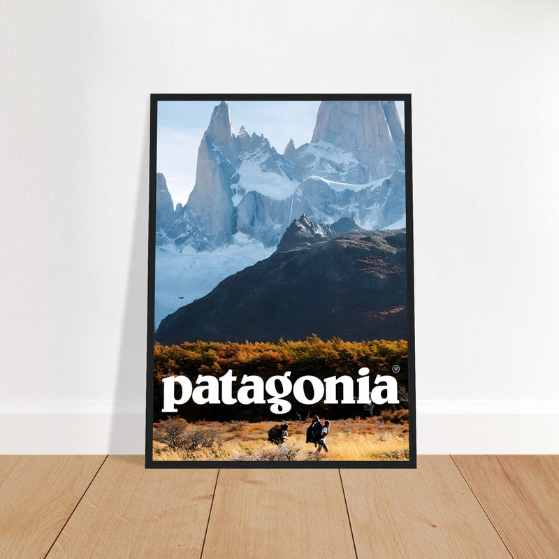 Patagonia Hikers Vintage Poster Ad