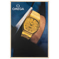 Omega Gold Vintage Poster Ad