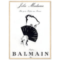 Balmain Jolie Madame Vintage Poster Ad