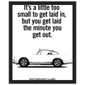 Porsche Vintage Poster  White 911