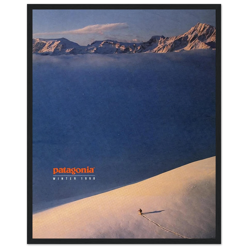 Patagonia Vintage Poster Ad - Winter 1990