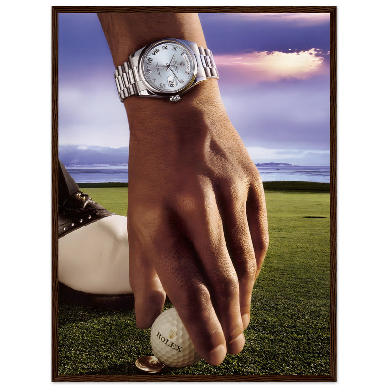 Rolex Day-Date Golfing Vintage Poster