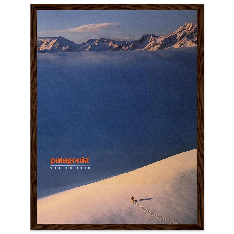 Patagonia Vintage Poster Ad - Winter 1990