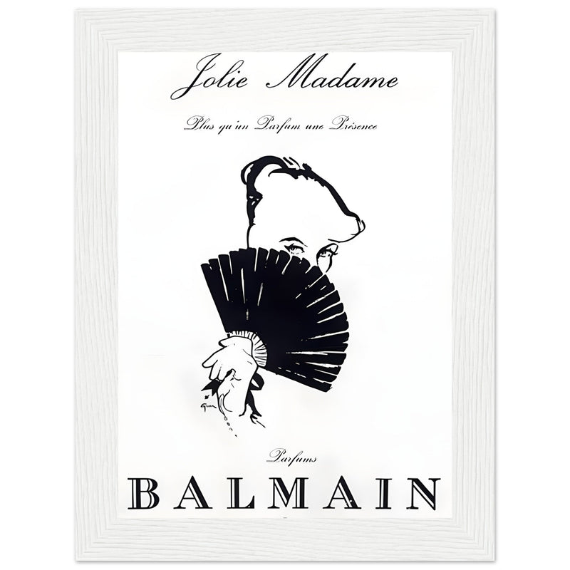 Balmain Jolie Madame Vintage Poster Ad