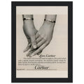 Cartier Love Bangles Vintage Poster