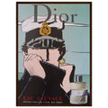 Dior Eau Sauvage Captain Vintage Poster