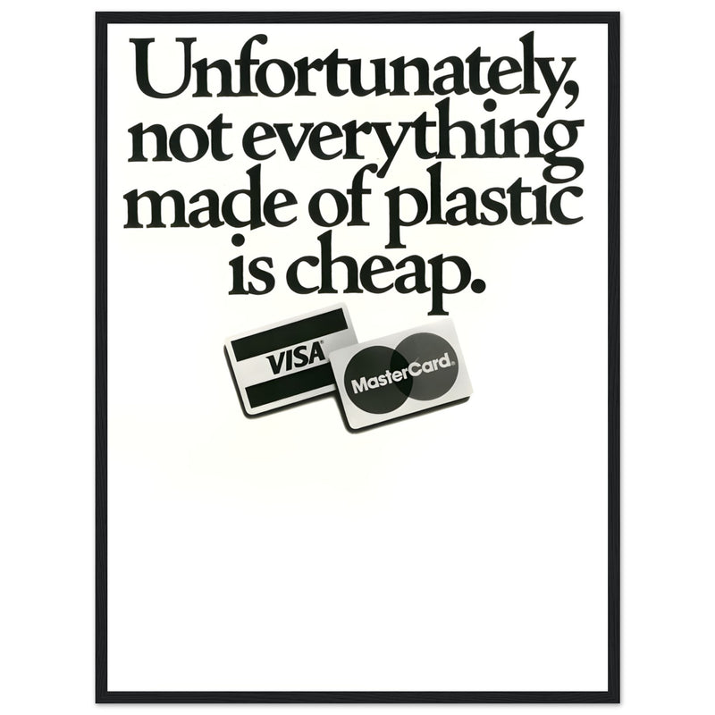 Visa Mastercard Vintage Poster