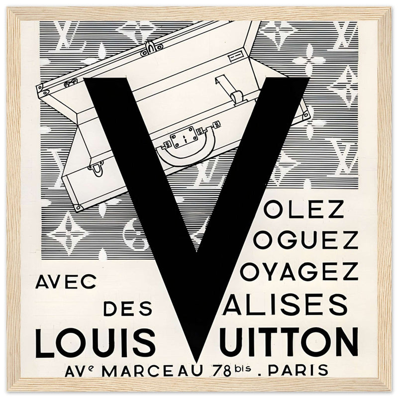 Louis Vuitton Nice, Paris Vintage Poster Ad