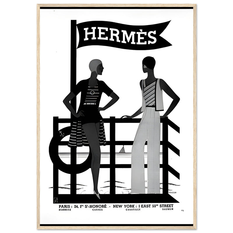 Hermes Flag Vintage Poster Ad