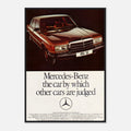 Mercedes Benz Vintage Poster Ad