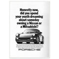 Porsche 911 Vintage Ad Poster