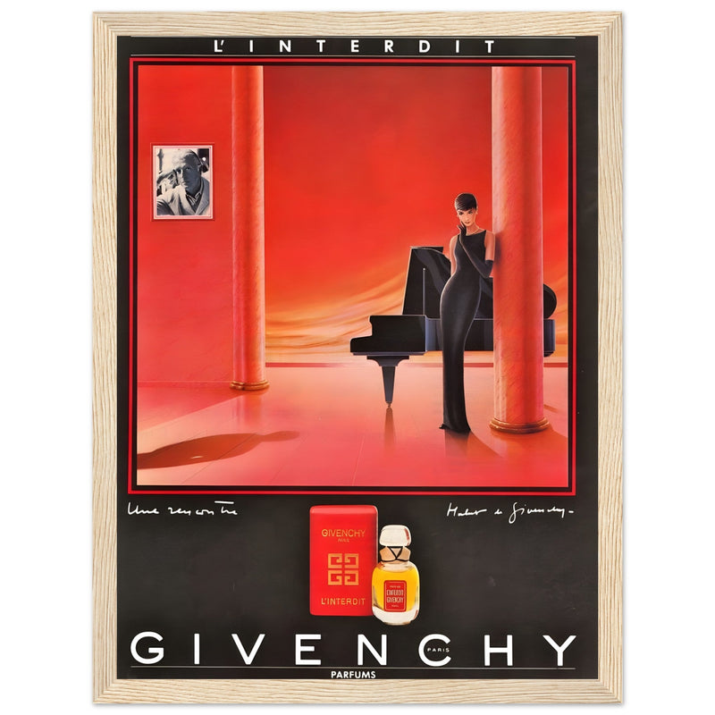 Givenchy Parfums Vintage Poster Ad