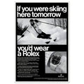 Rolex Ski Vintage Poster Ad