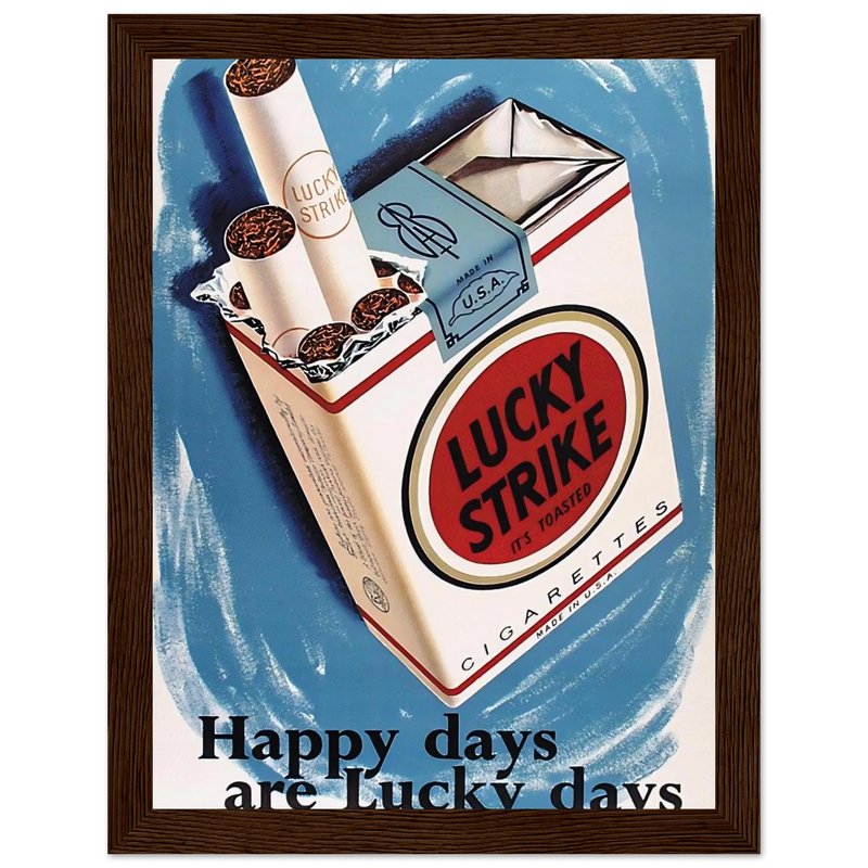 Lucky Strike Vintage Poster - Happy Days