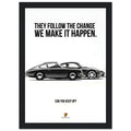 Porsche Can You Keep Up Vintage Poster Ad
