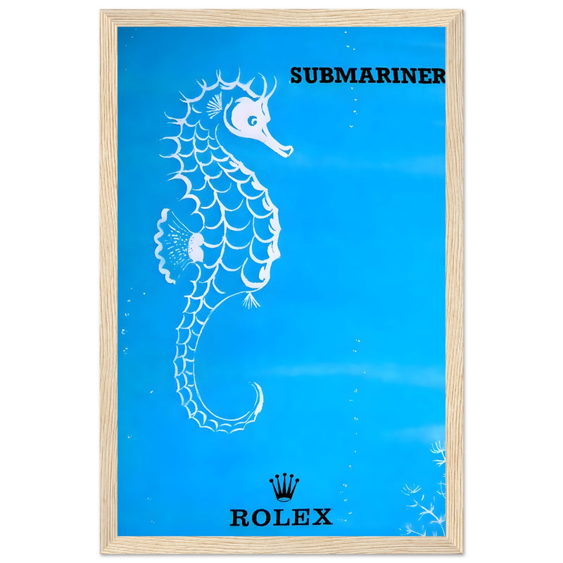 Rolex Submariner Vintage Ad Poster