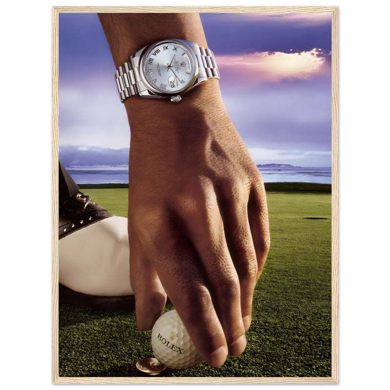 Rolex Day-Date Golfing Vintage Poster