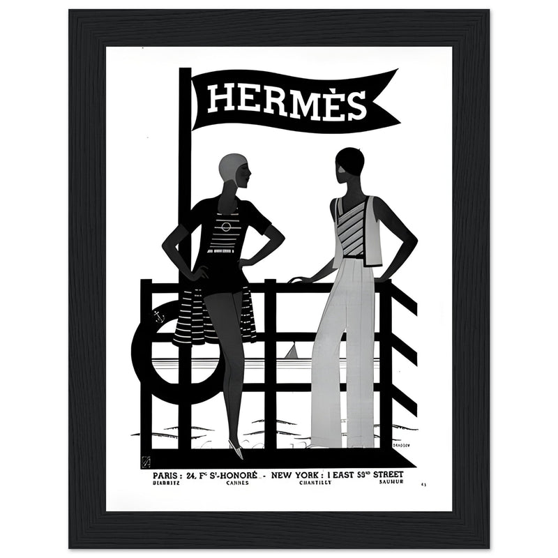 Hermes Flag Vintage Poster Ad