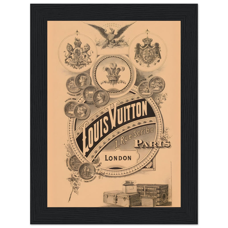 Louis Vuitton London Paris Vintage Poster Ad