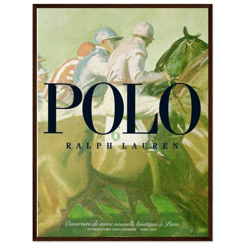Polo Ralph Lauren Paris Vintage Poster Ad