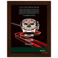 Rolex Live For Greatness Vintage Poster Ad