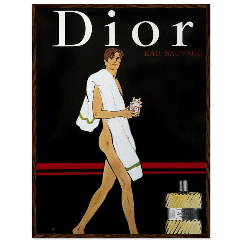 Dior Eau Sauvage Man Vintage Poster Ad