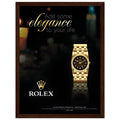 Rolex Elegance Vintage Poster Ad