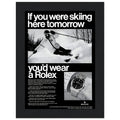 Rolex Ski Vintage Poster Ad