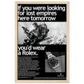 Rolex Submariner Vintage Poster Ad