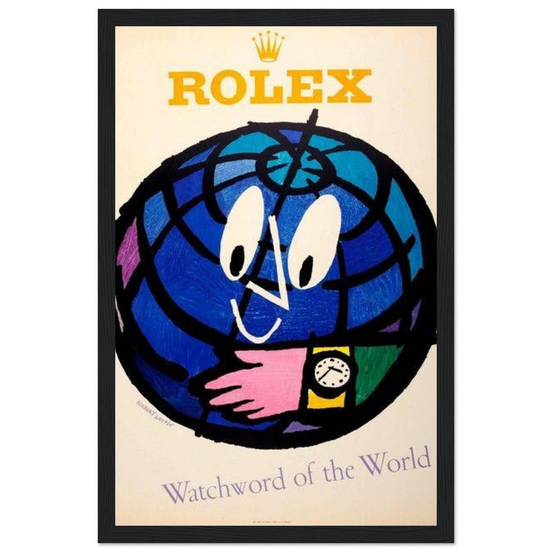 Rolex Watchword of the World Vintage Poster Ad