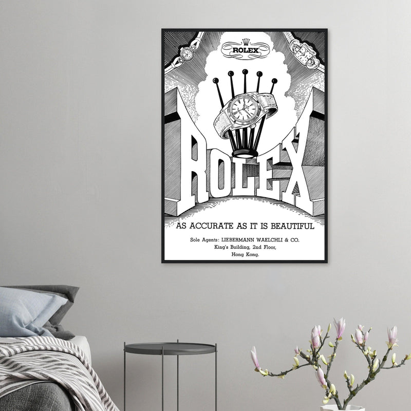 Rolex Hong Kong Jewellers Vintage Poster Ad