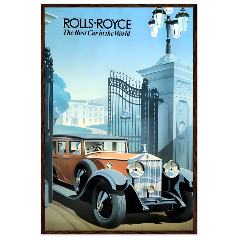 Rolls-Royce Best Car In The World Vintage Poster Ad