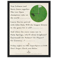Rolex World Cup Of Golf Vintage Poster Ad