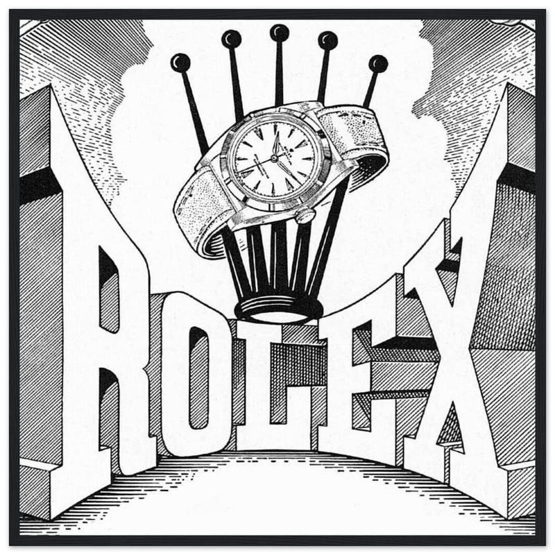 Rolex Hong Kong Jewellers Vintage Poster Ad