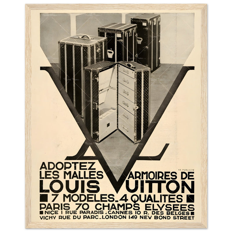 Louis Vuitton Paris Vintage Poster Ad