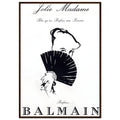 Balmain Jolie Madame Vintage Poster Ad