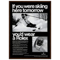 Rolex Ski Vintage Poster Ad