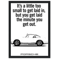Porsche Vintage Poster  White 911