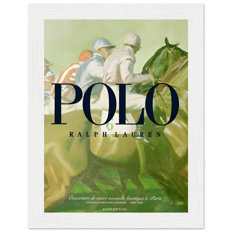Polo Ralph Lauren Paris Vintage Poster Ad