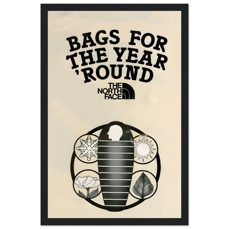 The North Face Sleeping Bags Vintage Poster