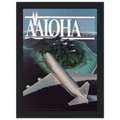American Airlines AALOHA 1981 Vintage Poster Ad