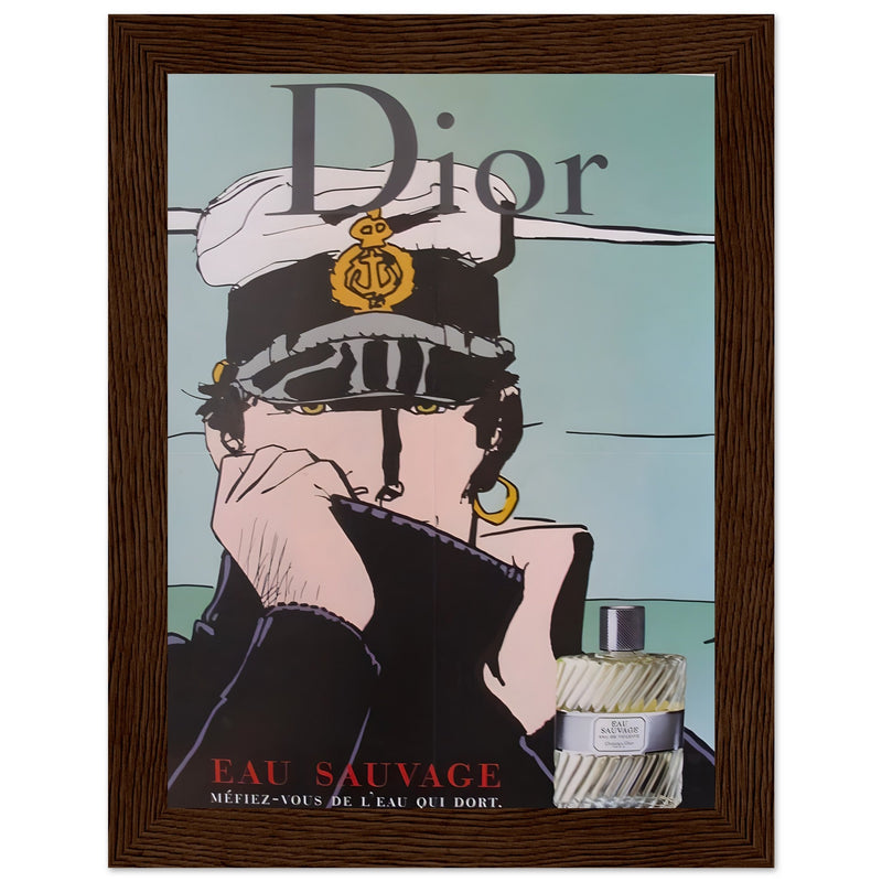 Dior Eau Sauvage Captain Vintage Poster